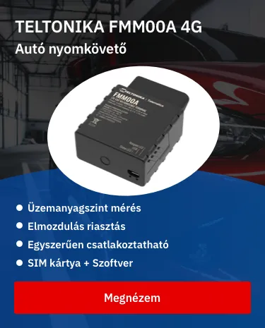 TELTONIKA FMM00A-M1 4g lte obd2 jármű gps nyomkövető